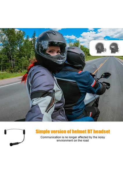 Motosiklet Kask Bt Kulaklık Eller Serbest Hoparlör Motosiklet Kulaklık Şarkı Çağrı Kontrolü, Otomatik Cevaplama (Yurt Dışından)