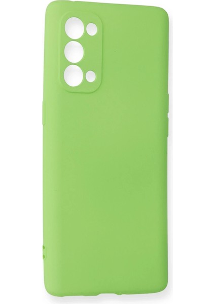 Oppo Reno 5 Pro Kılıf First Silikon - Yeşil - NEONX2997-9377