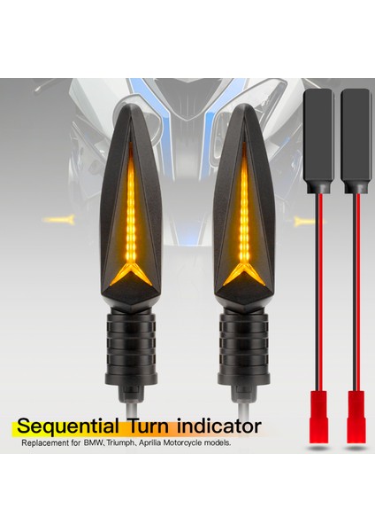 Motosiklet LED Dönüş Sinyal Gösterge Işığı Değiştirme Bmw Aprilia Triumph Motosiklet (Yurt Dışından)