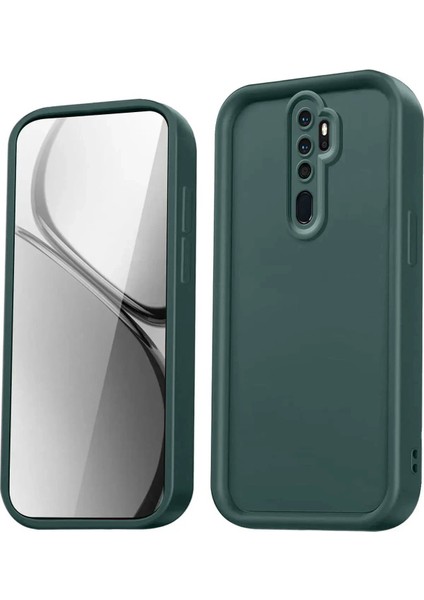 Xiaomi Redmi Note 8 Pro Kılıf Viera Silikon - Koyu Yeşil - NEONX3536-8650