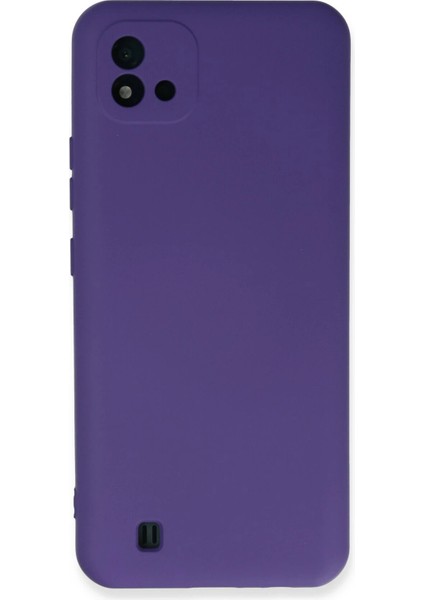 Realme C11 2021 Kılıf Nano Içi Kadife Silikon - Mor - NEONX8473-5486