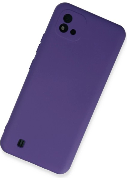 Realme C11 2021 Kılıf Nano Içi Kadife Silikon - Mor - NEONX8473-5486