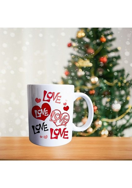 Baykuş Temalı - Kahve Kuşu - Sevimli Baykuş - Love Porselen Kupa fiyatları