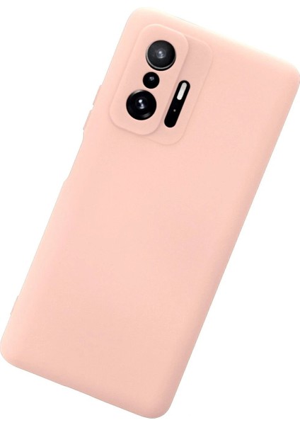 Xiaomi Mi 11T Pro Kılıf Nano Içi Kadife Silikon - Pudra - NEONX5815-3046 modelleri