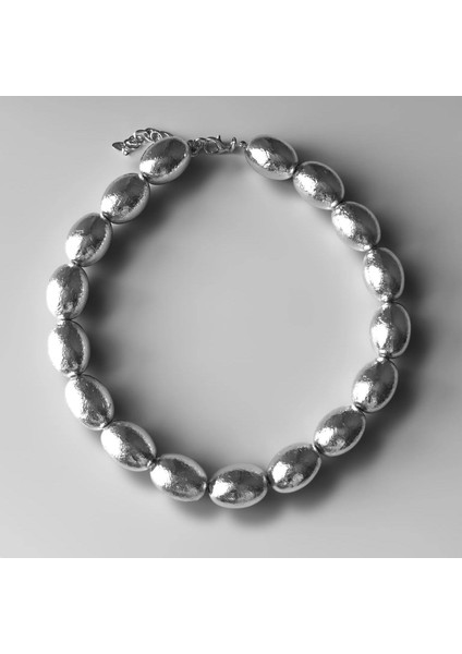Silver Badem Kolye