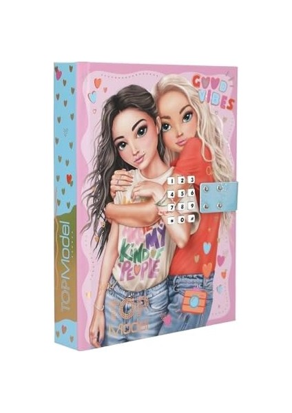 13231 Topmodel Günlük, Sayı Kodlu ve Sesli Kitap, Pembe ve Mavi, Model Motifli ve 80 Çizgili ve Renkli Resimli Sayfa, Çok Renkli fiyatları