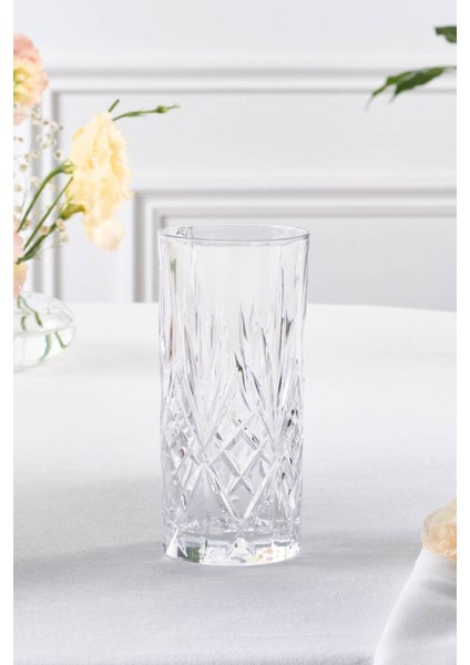 Şeffaf Kristal Meşrubat Bardağı, Zarif ve Dayanıklı Tasarım