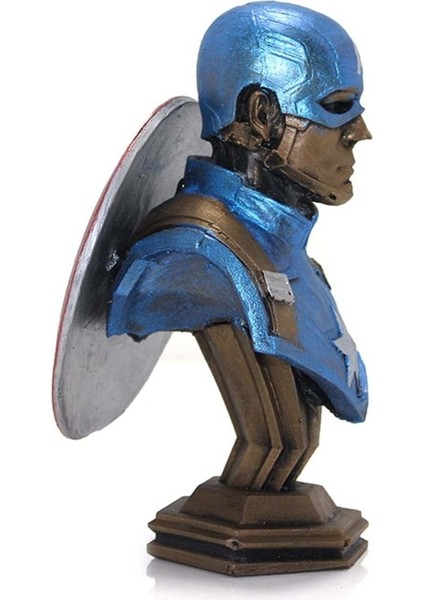 Kaptan Amerika Büst Figür – 17 × 10 cm fiyatları