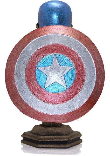 Kaptan Amerika Büst Figür – 17 × 10 cm modelleri