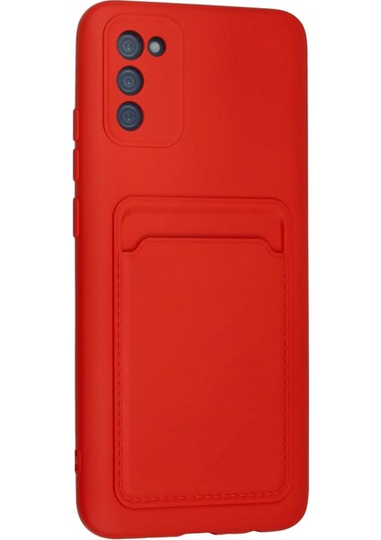 Samsung Galaxy A02S Kılıf Kelvin Kartvizitli Silikon - Kırmızı Glstd modelleri