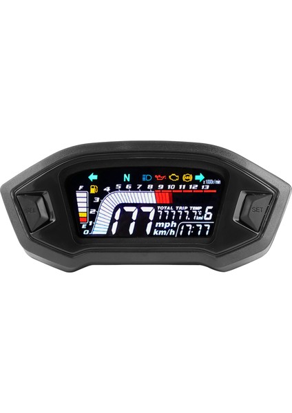 Motosiklet Enstrüman LCD Kilometre Sayacı Su Geçirmez Hız Göstergesi Için 1 2 4 Silindir Motosiklet (Yurt Dışından) fiyatları