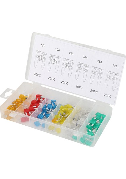 Mini Otomatik Bıçak Sigorta Teli Kiti 5A 10A 15A 20A 25A 30A Araba Iç Parçaları (Yurt Dışından) modelleri
