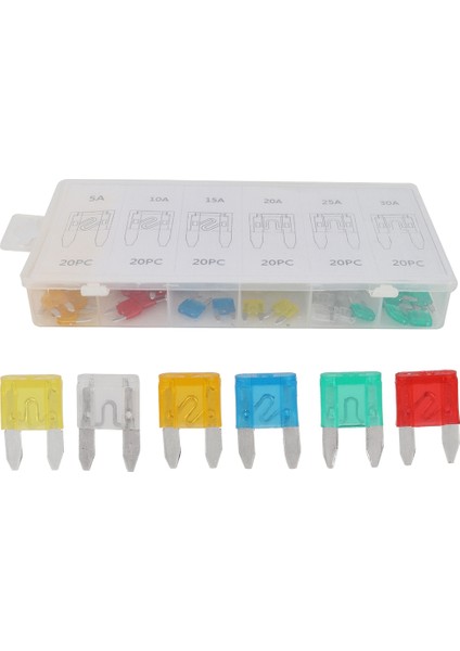 Mini Otomatik Bıçak Sigorta Teli Kiti 5A 10A 15A 20A 25A 30A Araba Iç Parçaları (Yurt Dışından) fırsatları
