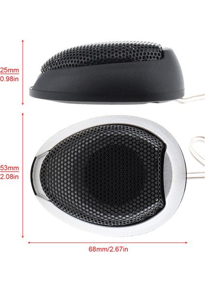 Araç Ses Sistemi Için Evrensel 2 Adet 1000W Yüksek Verimli Mini Dome Tweeter Hoparlörler (Yurt Dışından) fırsatları