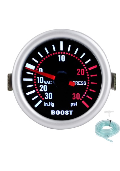 2in 12 V Turbo Boost ÖLÇER-30-30PSI Pointer Oto Araba Turbo Basınç Ölçer Yüksek Doğruluk (Yurt Dışından)