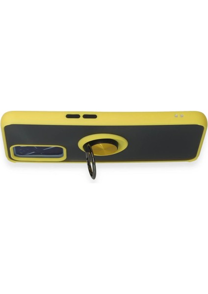 A16 Kılıf Montreal Yüzüklü Silikon Kapak - Sarı Svlrs indirimleri