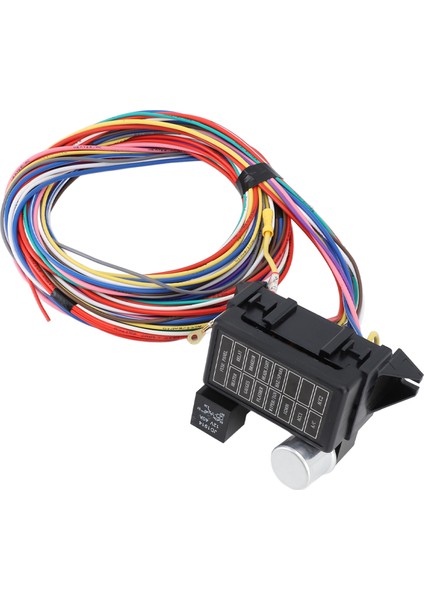 12 Devre Kablo Demeti Seti Isıya Dalı Sigorta Paneli Isıtıcı Röle Kablo Demeti Çubuklar (Yurt Dışından) modelleri