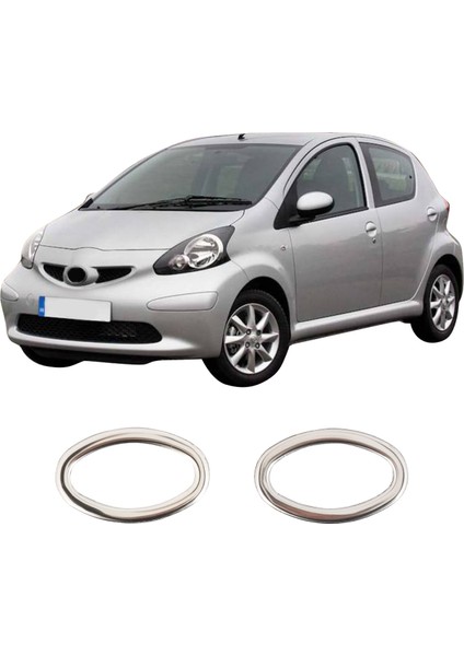 Toyota Aygo Uyumlu 2005 ve Üzeri Krom Sinyal Çerçevesi 2 Parça Paslanmaz Çelik fiyatları