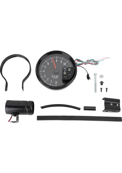 12V 5in Araba Takometre LED Vites Işık 7 Renkli Ekran 11 Rpm 4 6 8 Silindirli Araçlar (Yurt Dışından)