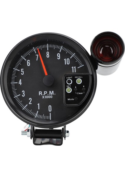 12V 5in Araba Takometre LED Vites Işık 7 Renkli Ekran 11 Rpm 4 6 8 Silindirli Araçlar (Yurt Dışından) fiyatları