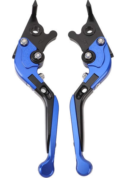 1 Çift Katlanır Debriyaj Kolu Alüminyum Alaşımlı Ayarlanabilir Motosiklet Debriyaj Fren Kolu Kolu Nmax 125 NMAX155 Mavi (Yurt Dışından) modelleri