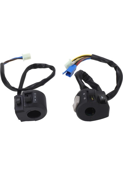 2 Adet Motosiklet Gidonu Anahtarı 7 / 8in 22MM Sol Sağ Dönüş Sinyali Korna Far Kontrol Anahtarı 125 YBR125 (Yurt Dışından)