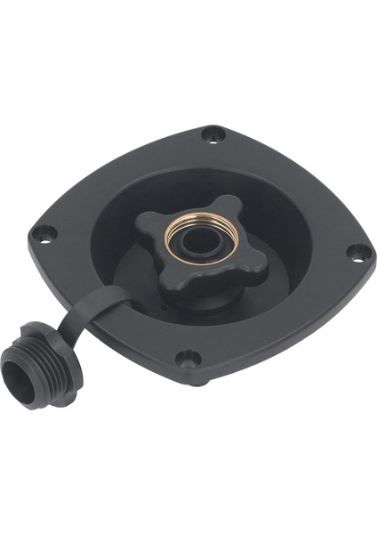 Duvara Monte Dolgu Regülatörü Darbeye Dalı Basınç Ayarlı Su Girişi Rv Trailer Camper Tekne Siyah (Yurt Dışından)