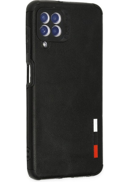 Samsung Galaxy A22 Kılıf Loop Deri Silikon - Siyah - NEONX4104-8382