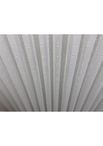 Nivemeshome Florida Keten Görünümlü Bohem Tarz Ponpon 1/3 Sık Pileli Tül Perde Apm fiyatları