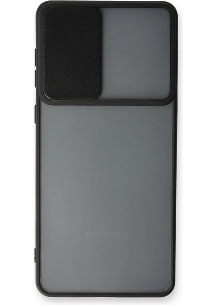 Samsung Galaxy A33 5g Kılıf Palm Buzlu Kamera Sürgülü Silikon - Siyah - NEONX7587-4078