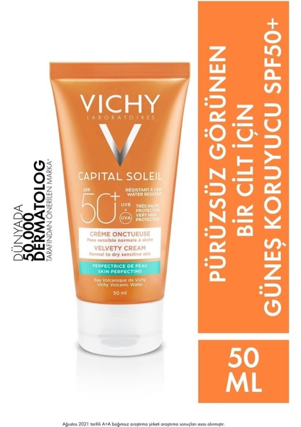 Vichy Capital Ideal Soleil Cream Velvety SPF50 50 ml