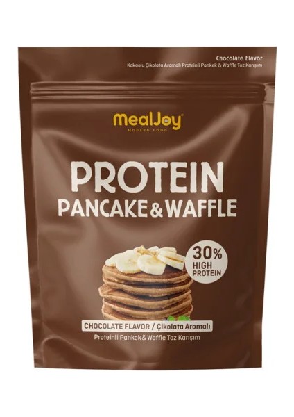Protein Pancake & Waffle 600 gr Yüksek Proteinli Çikolata Aromalı
