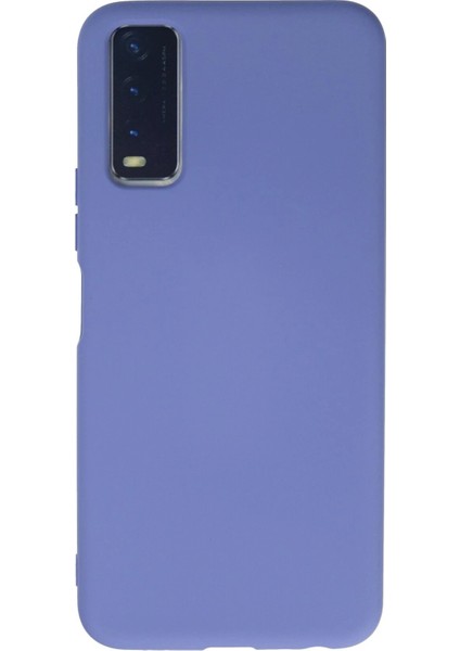 Vivo Y11S Kılıf Nano Içi Kadife Silikon - Lila - NEONX1400-4446