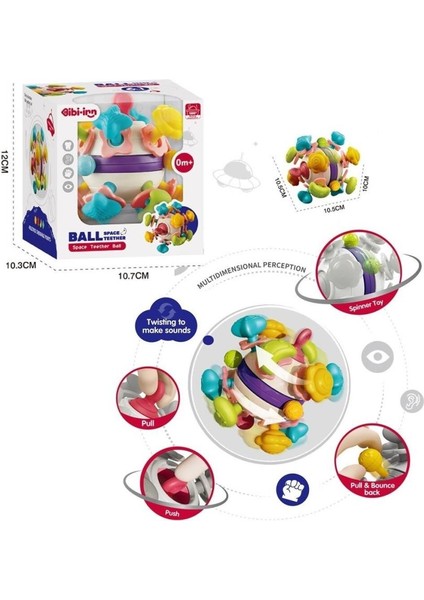 Nessiworld BIB6034-VARDEM 6 In 1 Diş Kaşıyıcılı Bebek Topu fiyatları