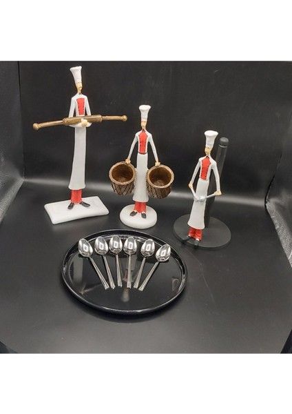 6'lı Tatlı Kaşık Seti, 14 Cm, 2,5 Mm, Dayanıklı 304 Çelik, Şık Tasarım