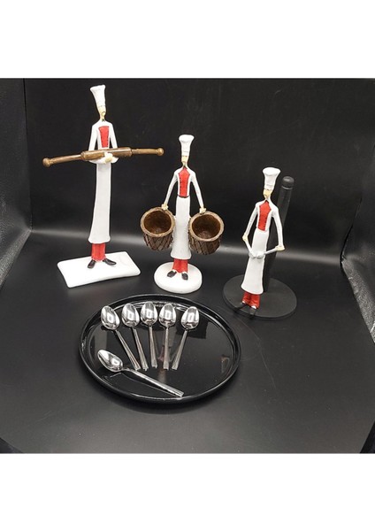 6'lı Tatlı Kaşık Seti, 14 Cm, 2,5 Mm, Dayanıklı 304 Çelik, Şık Tasarım fiyatları