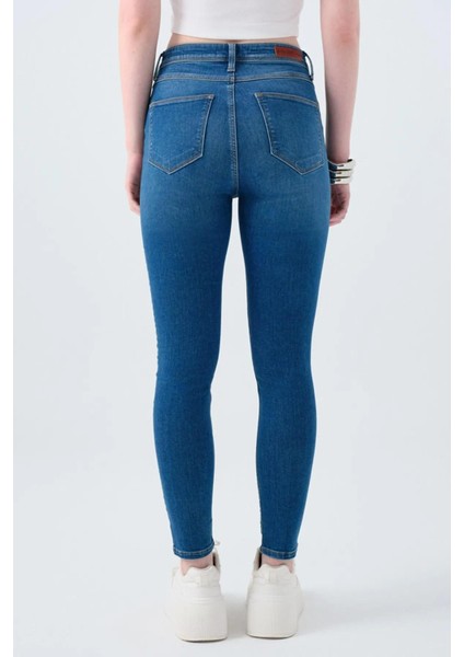 Loft Natalıe Mıneral Blue Wash Kadın Jean Pantolon LF2037057 fırsatları
