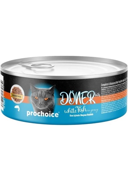 Prochoice Döner Bites Alabalıklı Yetişkin Kedi Konservesi 70 gr