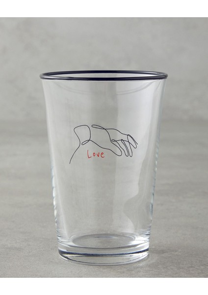 Şık 3'lü 290 ml Siyah Cam Bardak Takımı fırsatları