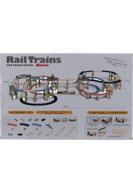 Nessiworld 5098 Sun-Sunman S00005098 - Tren Set Klasik- 327 Parça