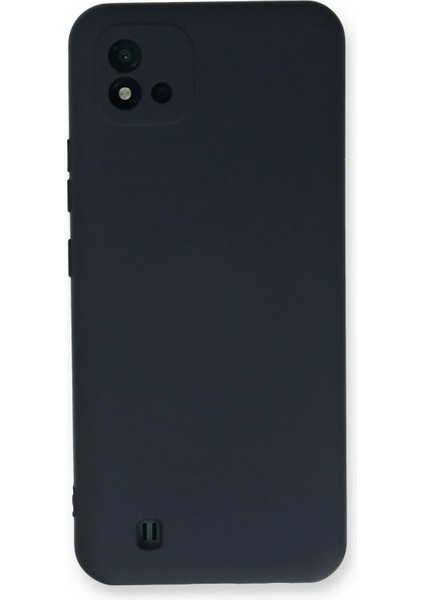 Realme C11 2021 Kılıf Nano Içi Kadife Silikon - Lacivert - NEONX9753-6017