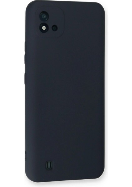 Realme C11 2021 Kılıf Nano Içi Kadife Silikon - Lacivert - NEONX9753-6017