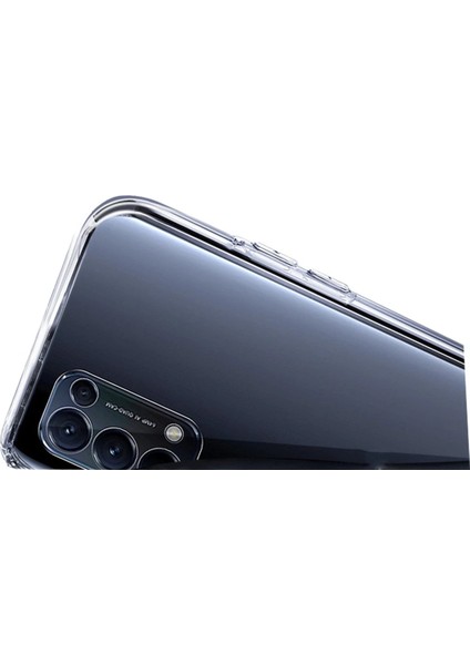 Oppo Reno 5 Pro Kılıf Lüx Şeffaf Silikon - NEONX6069-4284