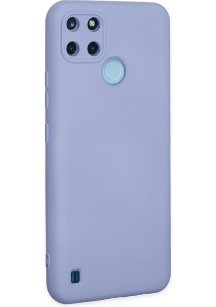 Realme C25Y Kılıf Nano Içi Kadife Silikon - Lila - NEONX8688-5439 modelleri