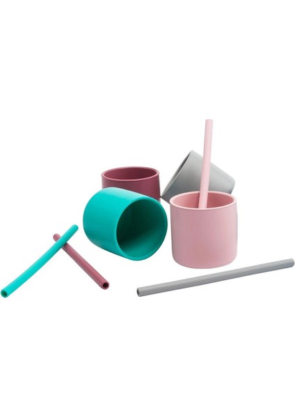 Nessiworld Oioi Silikon Pipet 4'lü Mavi Mix