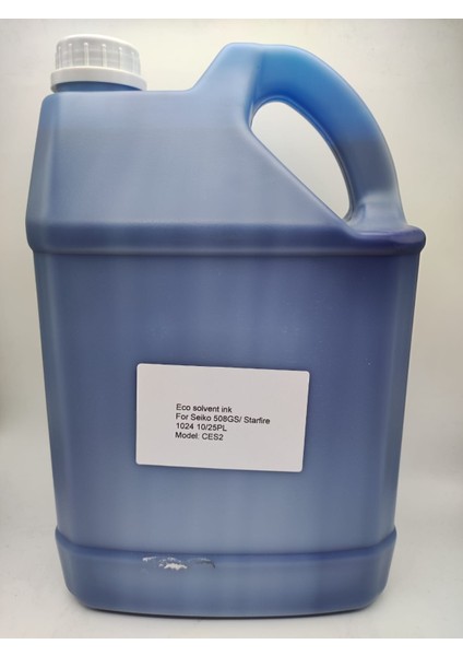 STARFIRE 1024 KAFALAR İÇİN KOKUSUZ ECO SOLVENT MÜREKKEP CYAN 5 LT fiyatları