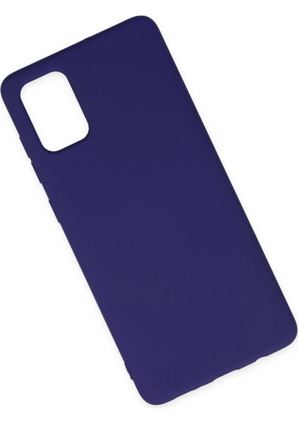 Samsung Galaxy A71 Kılıf Nano Içi Kadife Silikon - Mor - NEONX3519-7786