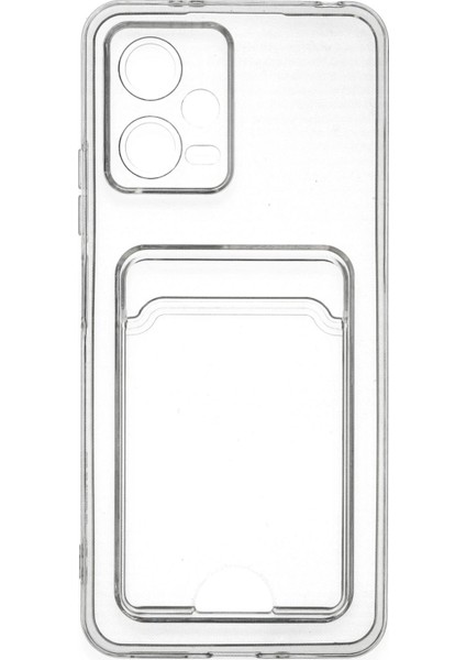 Xiaomi Poco X5 5g Kılıf Kart Şeffaf Silikon - Şeffaf - NEONX7762-6323 modelleri