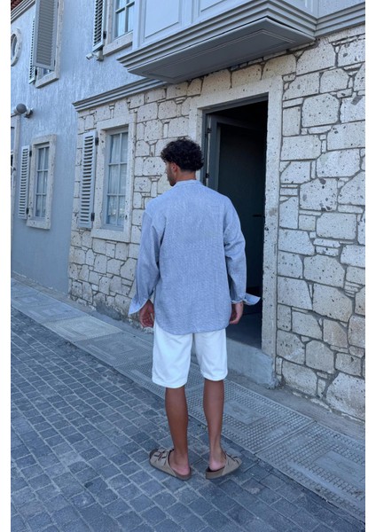 Çizgili Oversize Gömlek modelleri