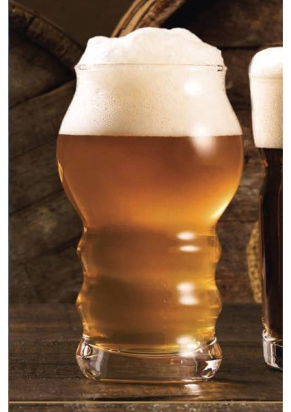 Beyaz 4'lü Craft Bira Bardağı Seti, Şık ve Kullanışlı Tasarım